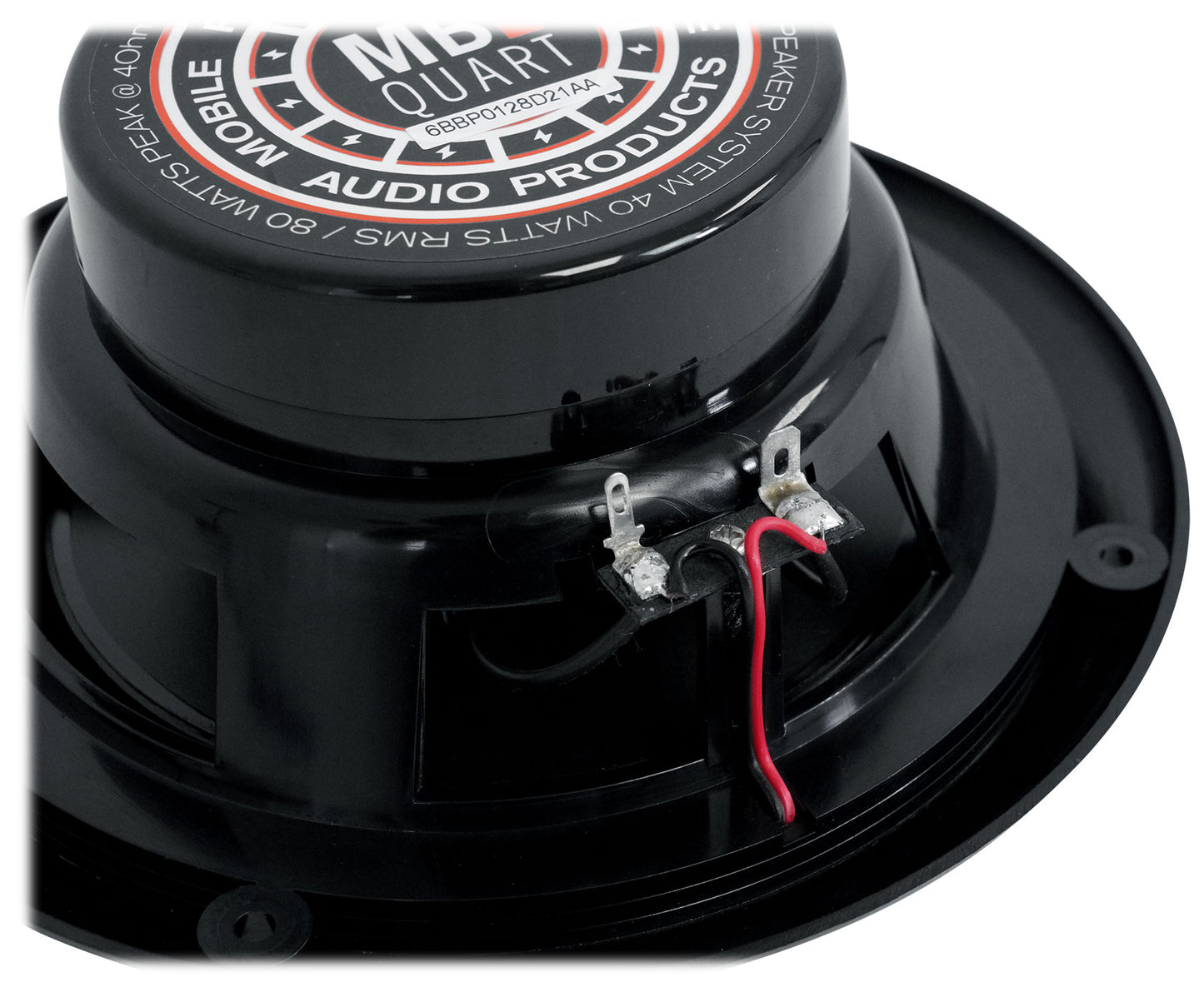 RGHR51 Marine Receiver + MB Quart 6.5" Black Speakers 4-Pack Bundle