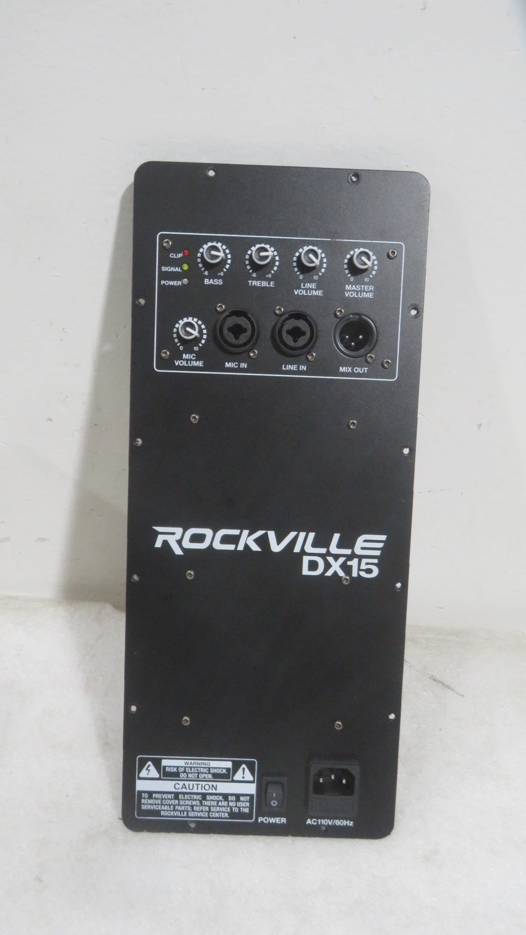 DX15 AMP PLATE