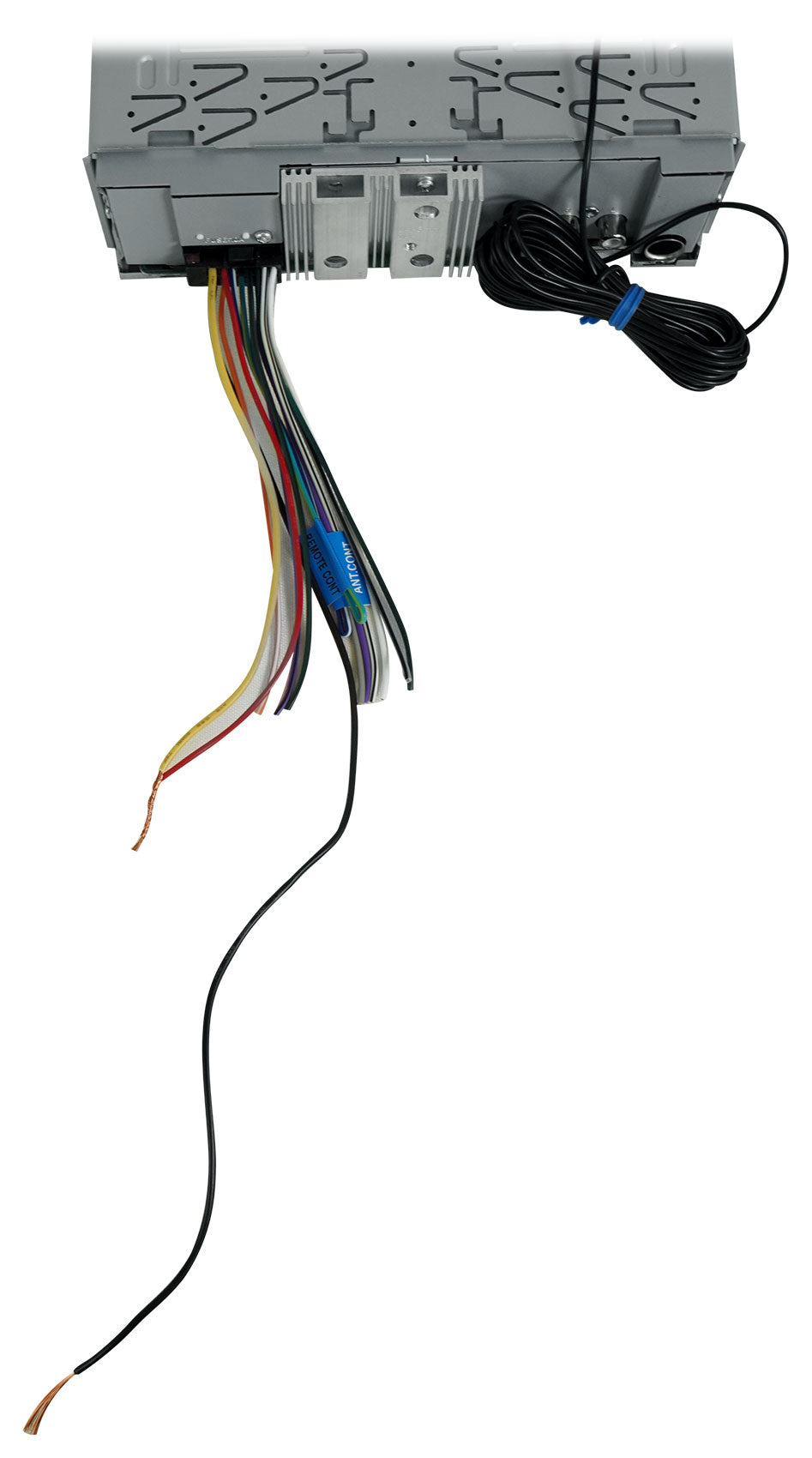 JVC KD-X280BT 1-Din Car Stereo Receiver w/Bluetooth/USB/13-Band EQ+AUX Cable