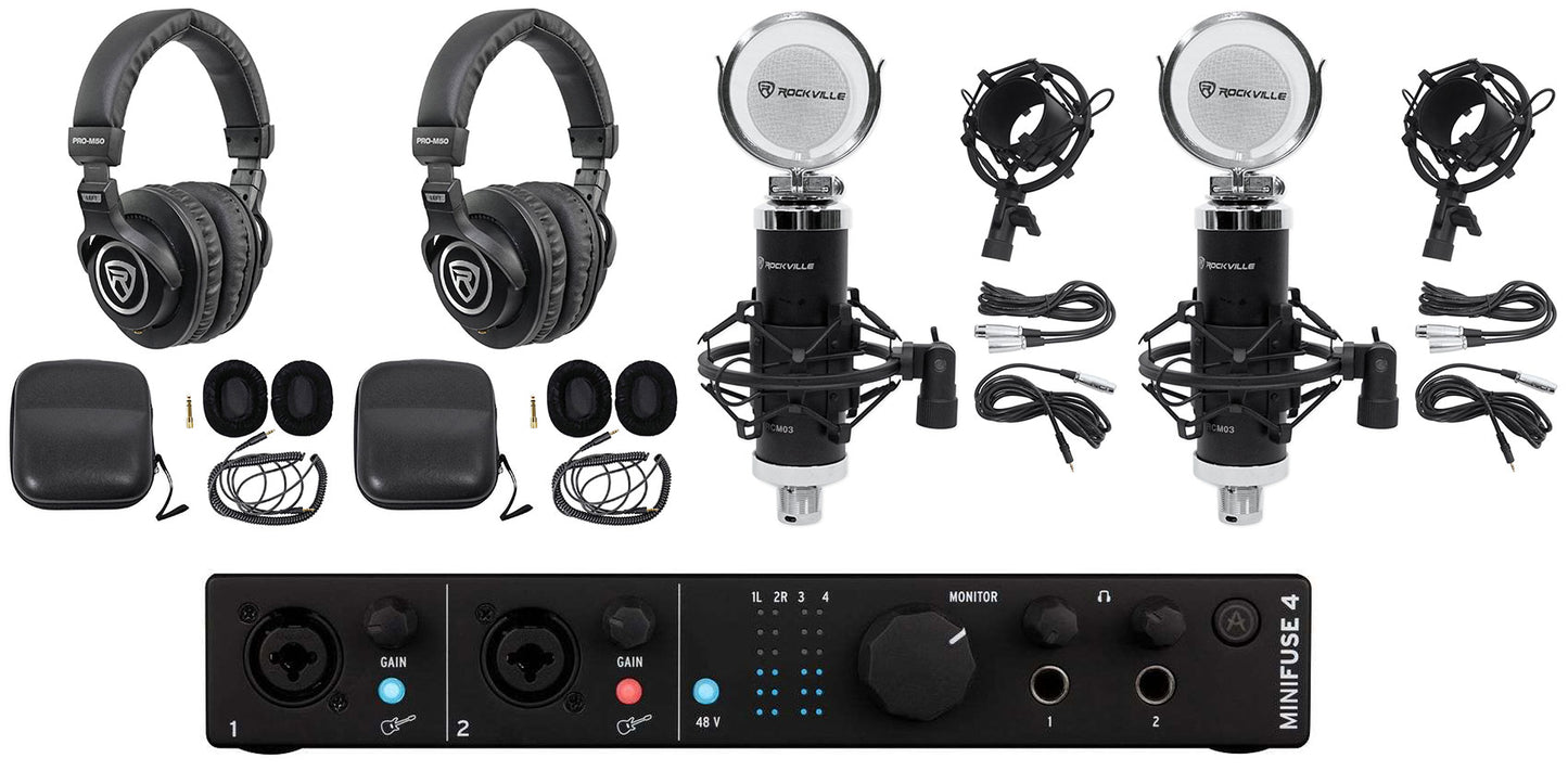 Minifuse 4 Black+(2) RCM03+(2) PRO-M50
