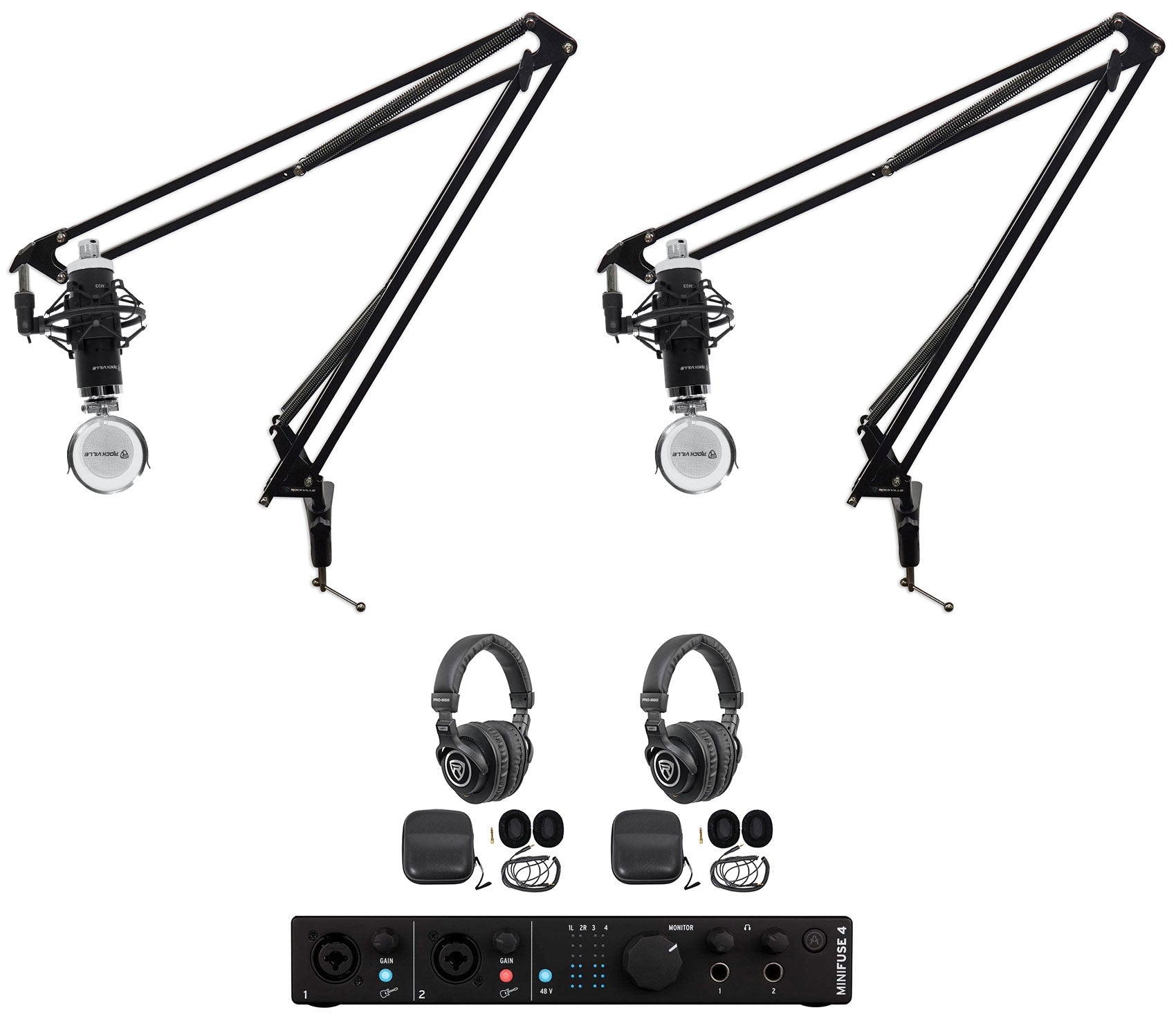 Minifuse 4 Black+(2) RCM03+(2) PRO-M50-2