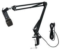 Rockville Z-Stream USB Microphone + Studio Boom Arm Bundle