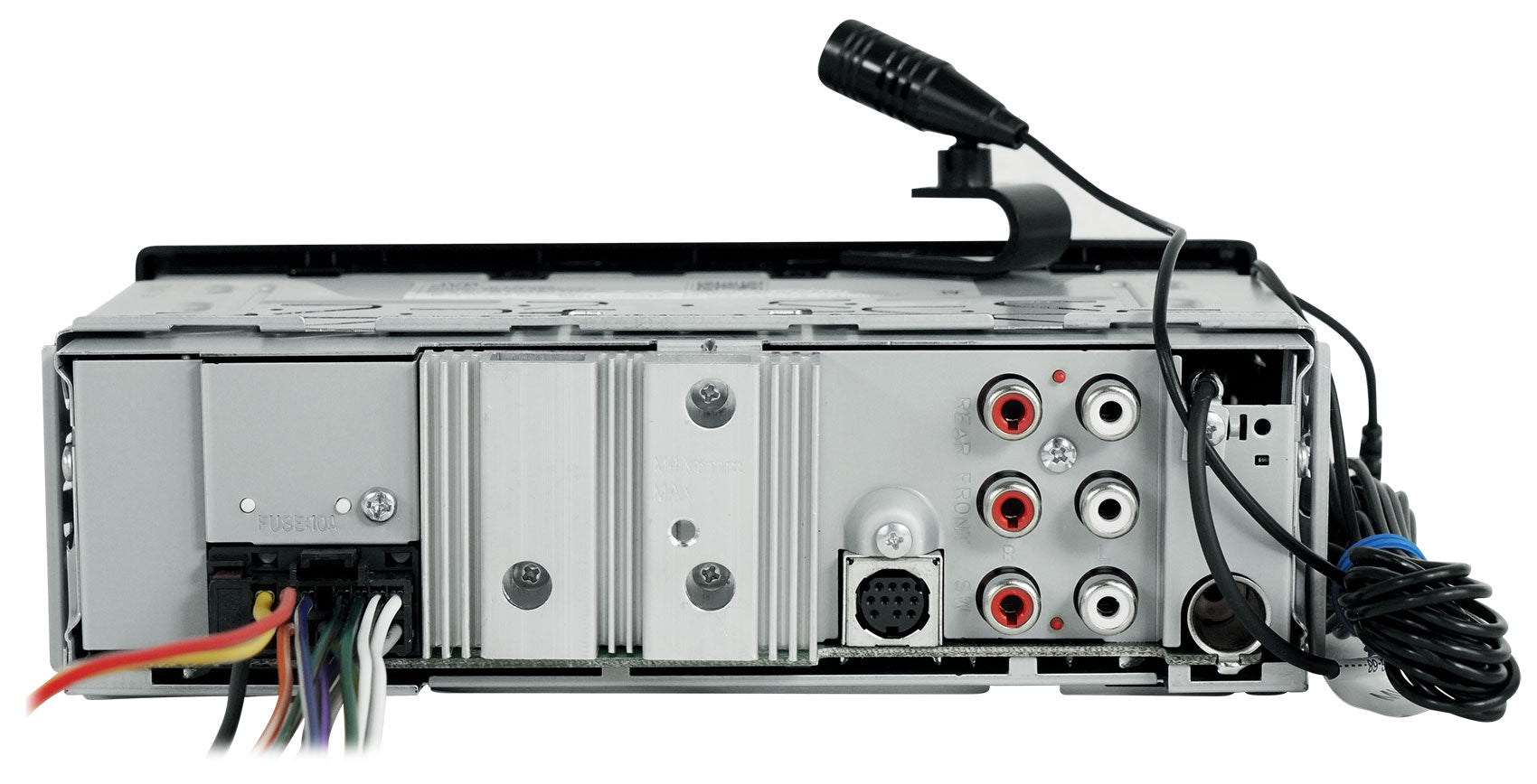 JVC KD-X38MBS 1-Din Marine Stereo Receiver w/Bluetooth/USB+(4) 6.5" LED Speakers