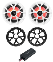 RKL65MBW 2-Pack + ATV220 Bluetooth Amplifier Bundle