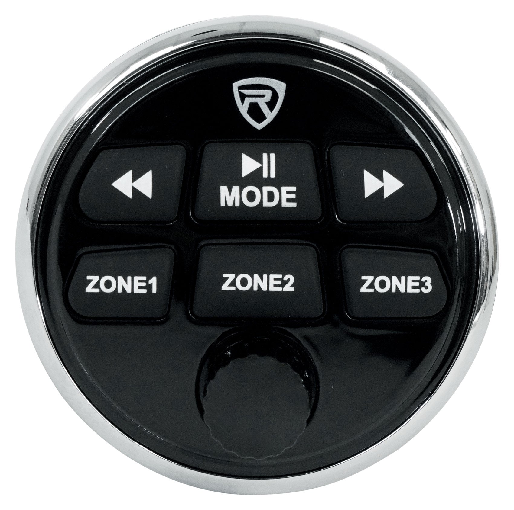 4 Zone Marine Receiver + 6.5" LED Wakeboard Speakers 2-Pack Bundle