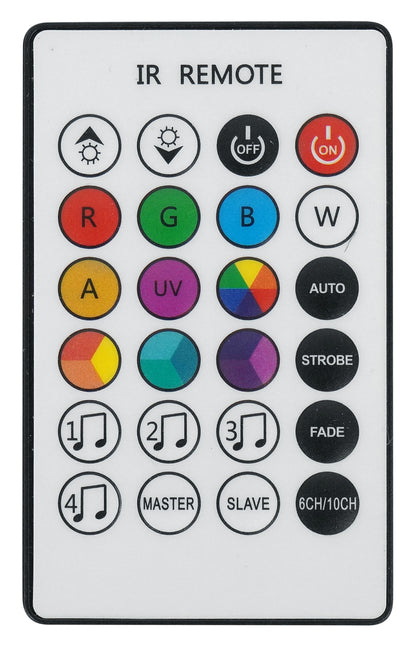 WET PAR PRO Black 10-Pack + ROCKFORCE 384 DMX Controller Bundle