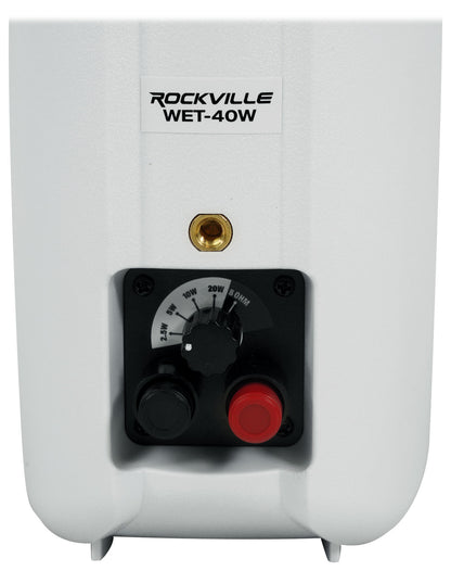 WET-40 White 10-Pack + RCS350-6 Amplifier Bundle