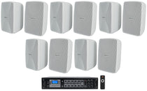 WET-40 White 10-Pack + RCS350-6 Amplifier Bundle