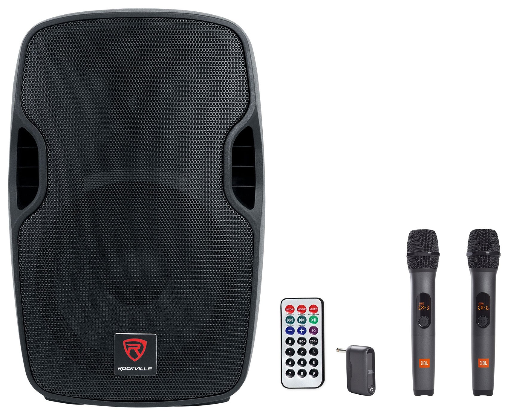 BPA12 12" Speaker + JBL Wireless Mics Bundle