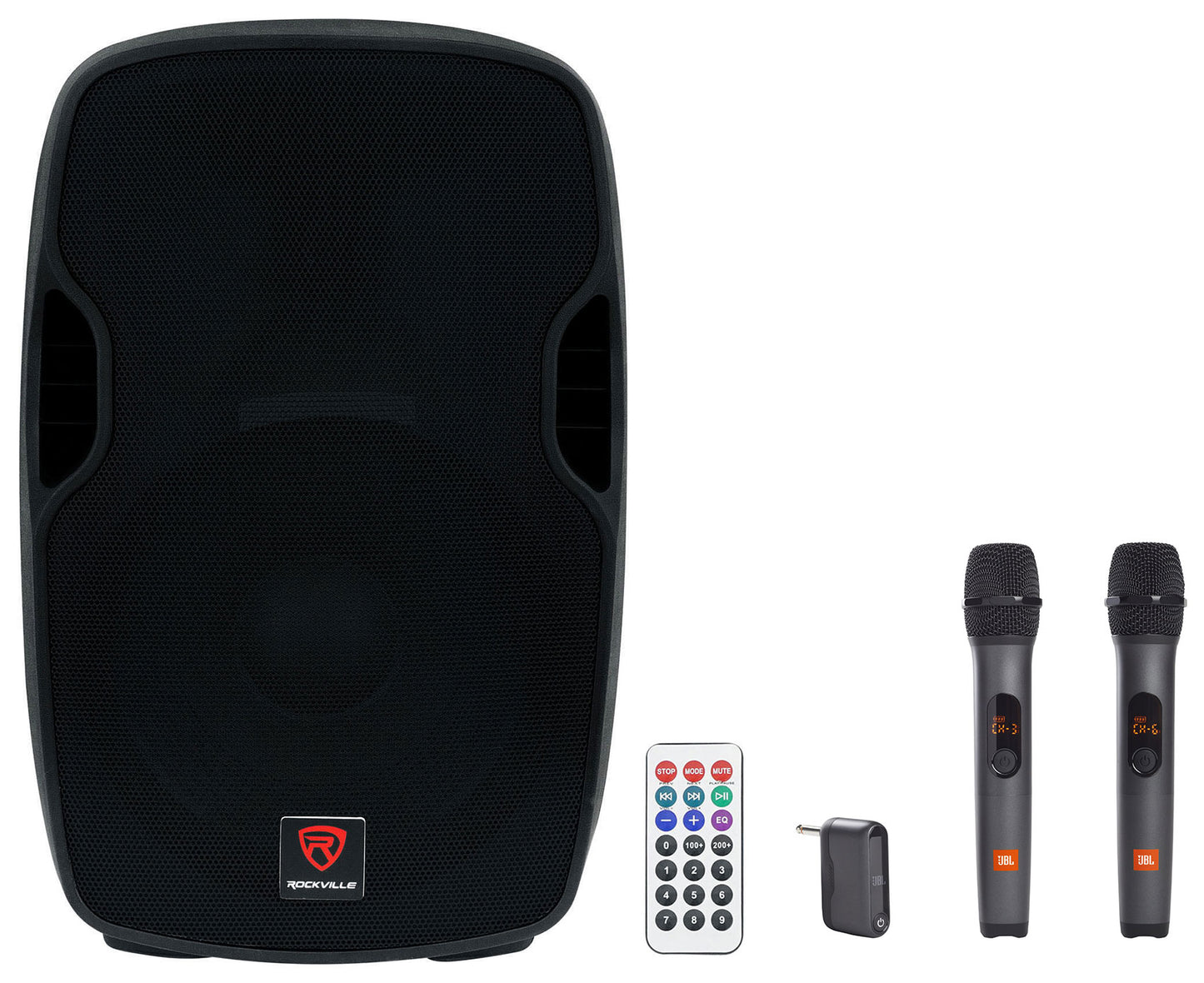 BPA15 15" Speaker + JBL Wireless Microphones Bundle