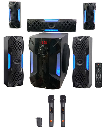 HTS56 5.1 System + JBL Wireless Microphones Bundle