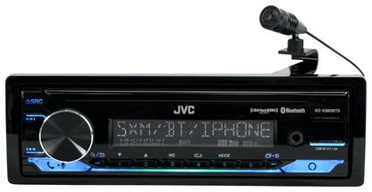 JVC KD-X380BTS Car Stereo Receiver w/ Bluetooth/USB/XM Ready/Alexa+AUX Cable