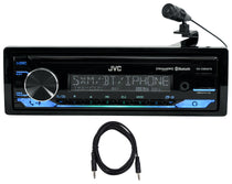 JVC KD-X380BTS Car Stereo Receiver w/ Bluetooth/USB/XM Ready/Alexa+AUX Cable