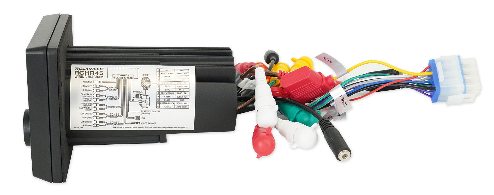 MS65B Black 4-Pack + 4-Zone Marine Receiver Bundle