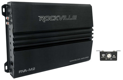 K5 W10K5S2 10" Subwoofer 2-Pack + RVA-M2 Amplifier Bundle