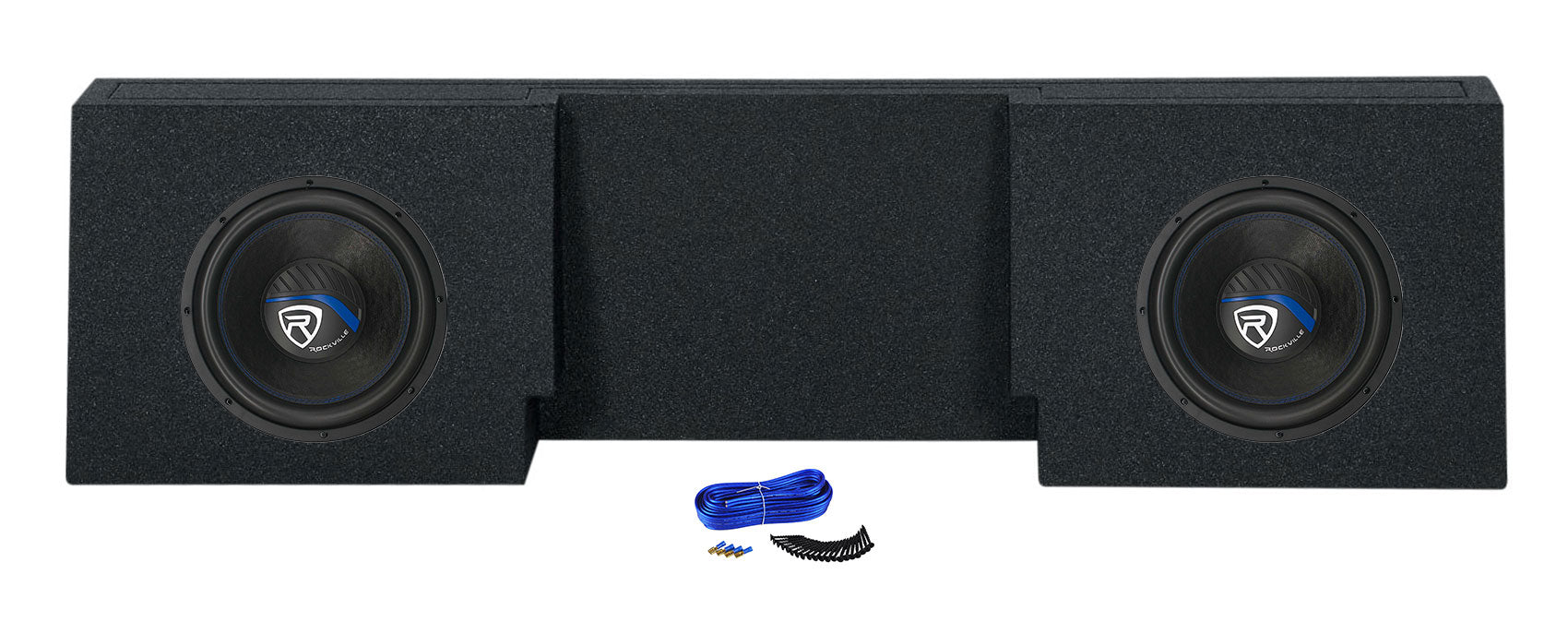 K5 W12K5S2 12" Subwoofer 2-Pack + Dual 12" Chevy Box Bundle