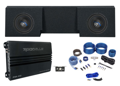 K5 W10K5S2 10" Subwoofer 2-Pack + RVA-M2 Amplifier Bundle