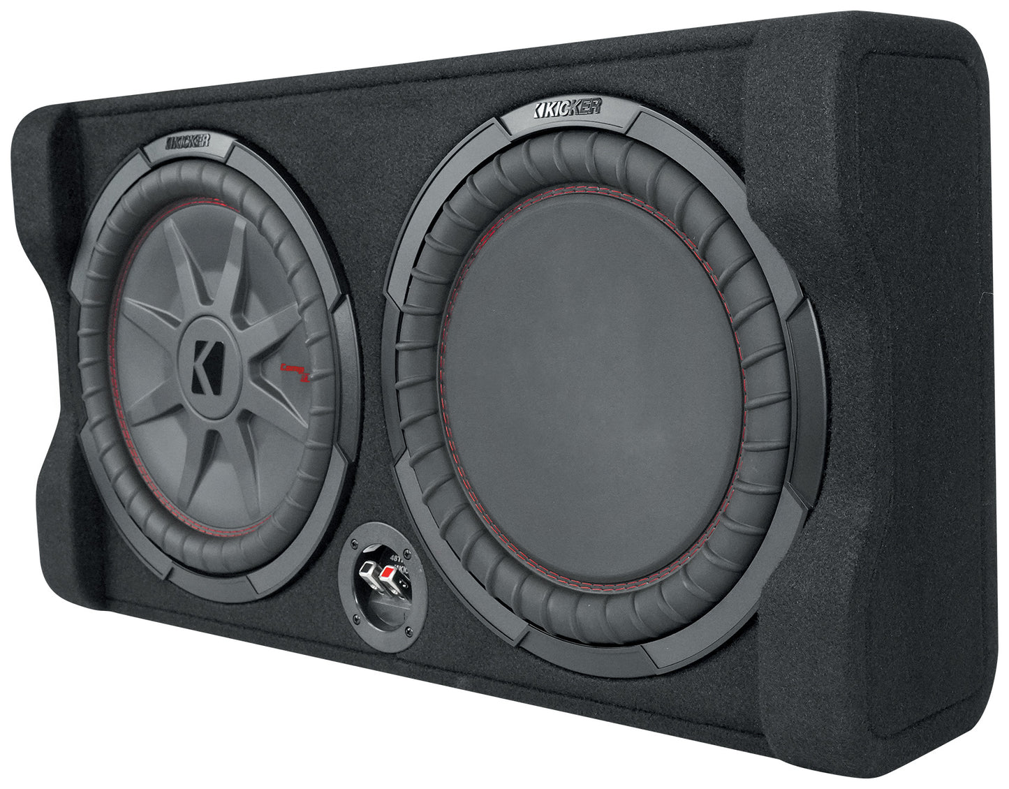 KICKER 48TRTP122 TRTP 12" 1000w Down Firing Subwoofer+Sub Enclosure Box+ROCKBOX