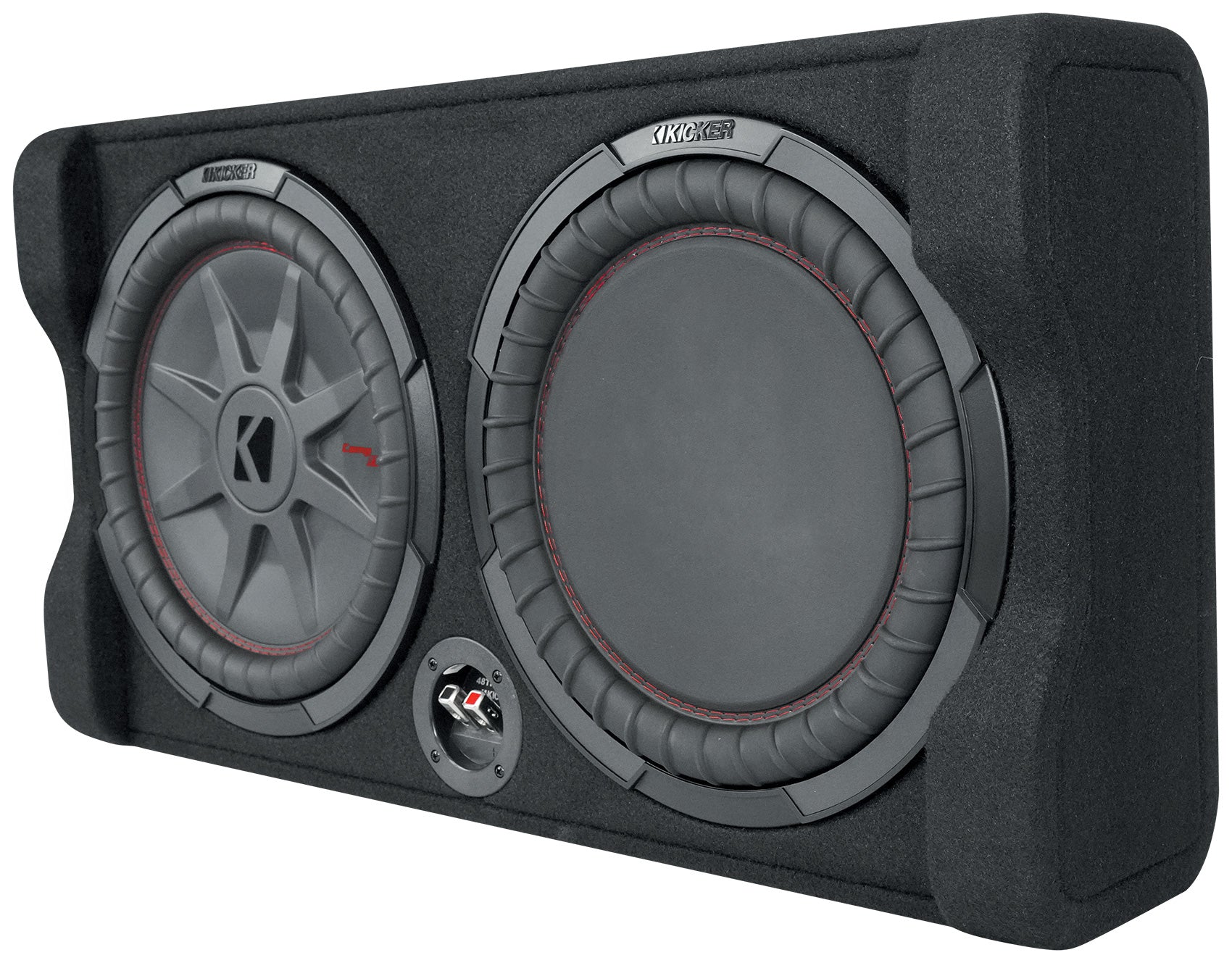 KICKER 48TRTP122 TRTP 12" 1000w Down Firing Subwoofer+Sub Enclosure Box+ROCKBOX