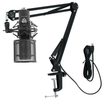 RCM PRO Microphone + Adjustable USB Boom Arm Bundle