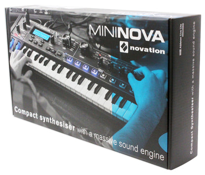 Novation MiniNova 37-Key USB MIDI Keyboard Synthesizer+Hydraulic Air Lift Bench