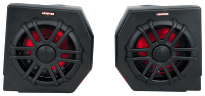 2) Memphis Audio CANAMDEF65FE 75w RMS Speaker Pods+Amp For 2018+ Can Am Defender