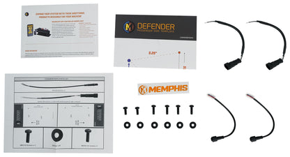 2) Memphis Audio CANAMDEF65FE 75w RMS Speaker Pods+Amp For 2018+ Can Am Defender