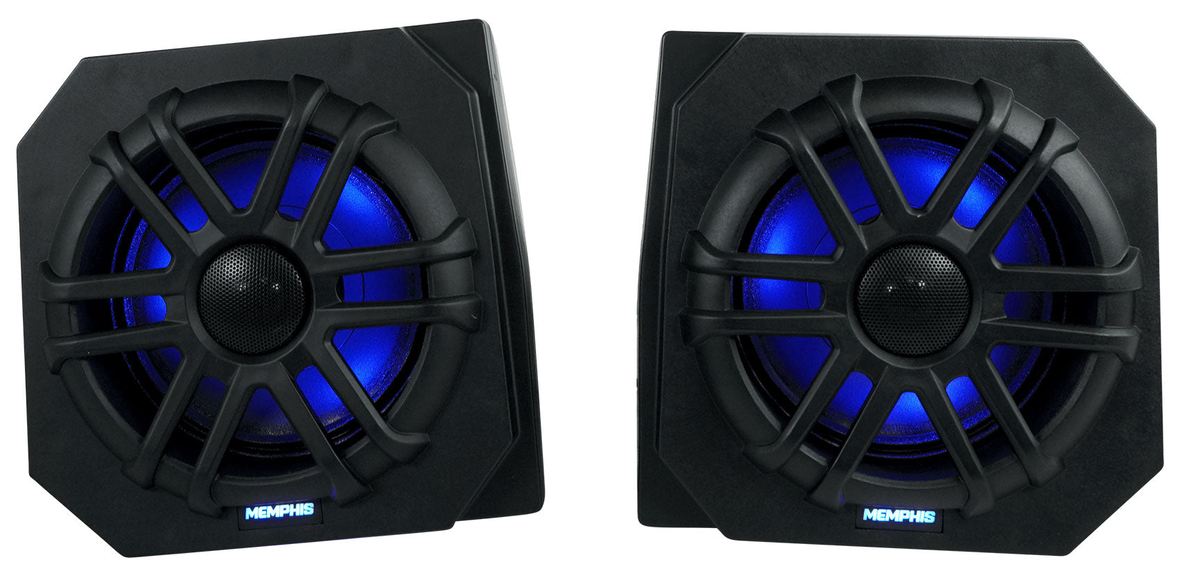 2 Memphis RNGR65FE Speakers+Pods+Tower Speakers For 2013-17 Polaris Ranger XP900