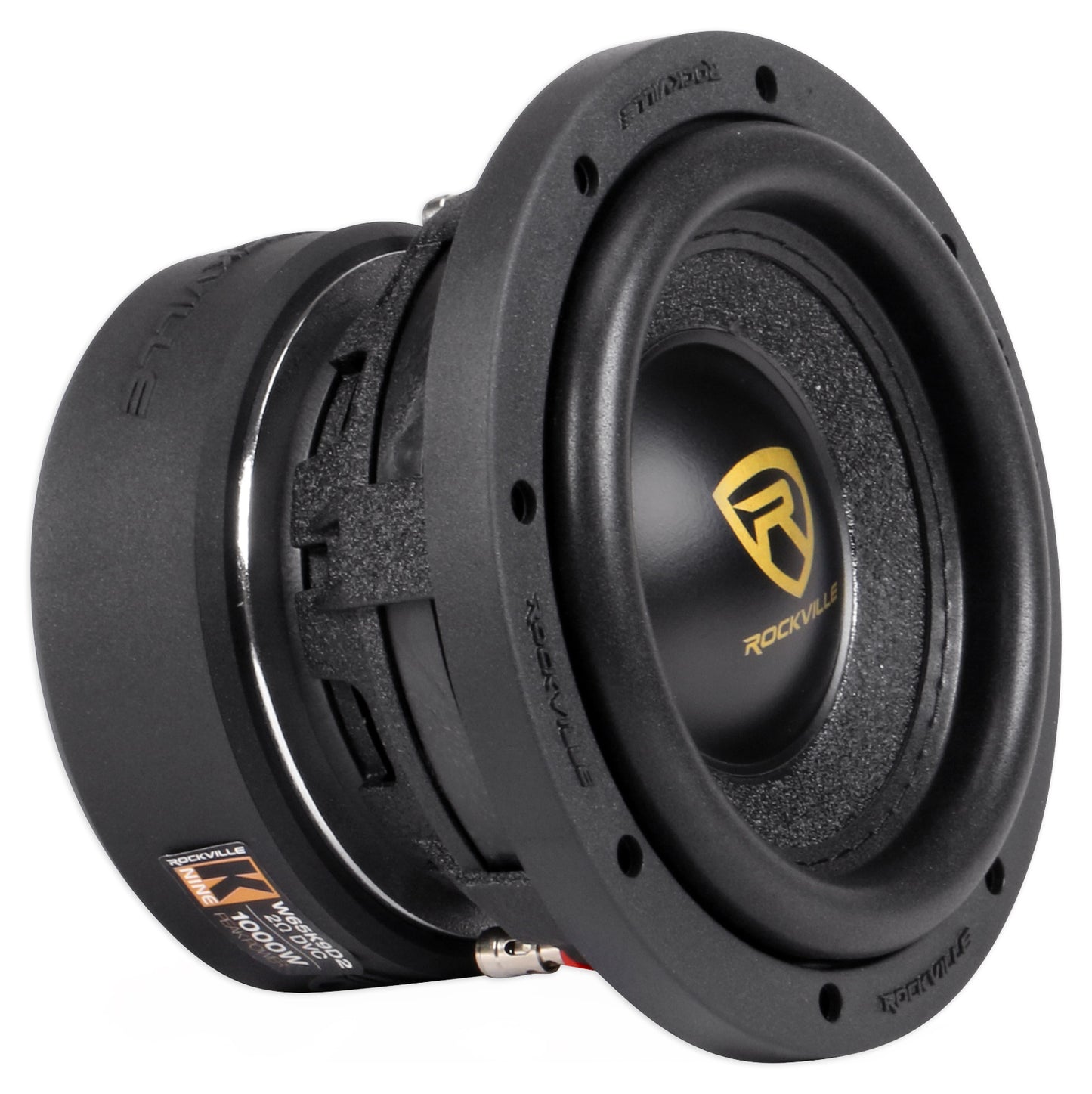 Rockville W65K9D2 4-Pack + KRYPTON-M3 Amp + RWK4CU + REC130 Bundle