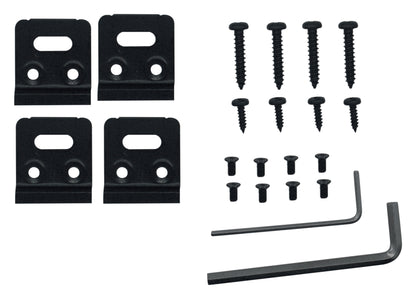 Rockville W65K9D2 4-Pack + KRYPTON-M3 Amp + RWK4CU + REC130 Bundle