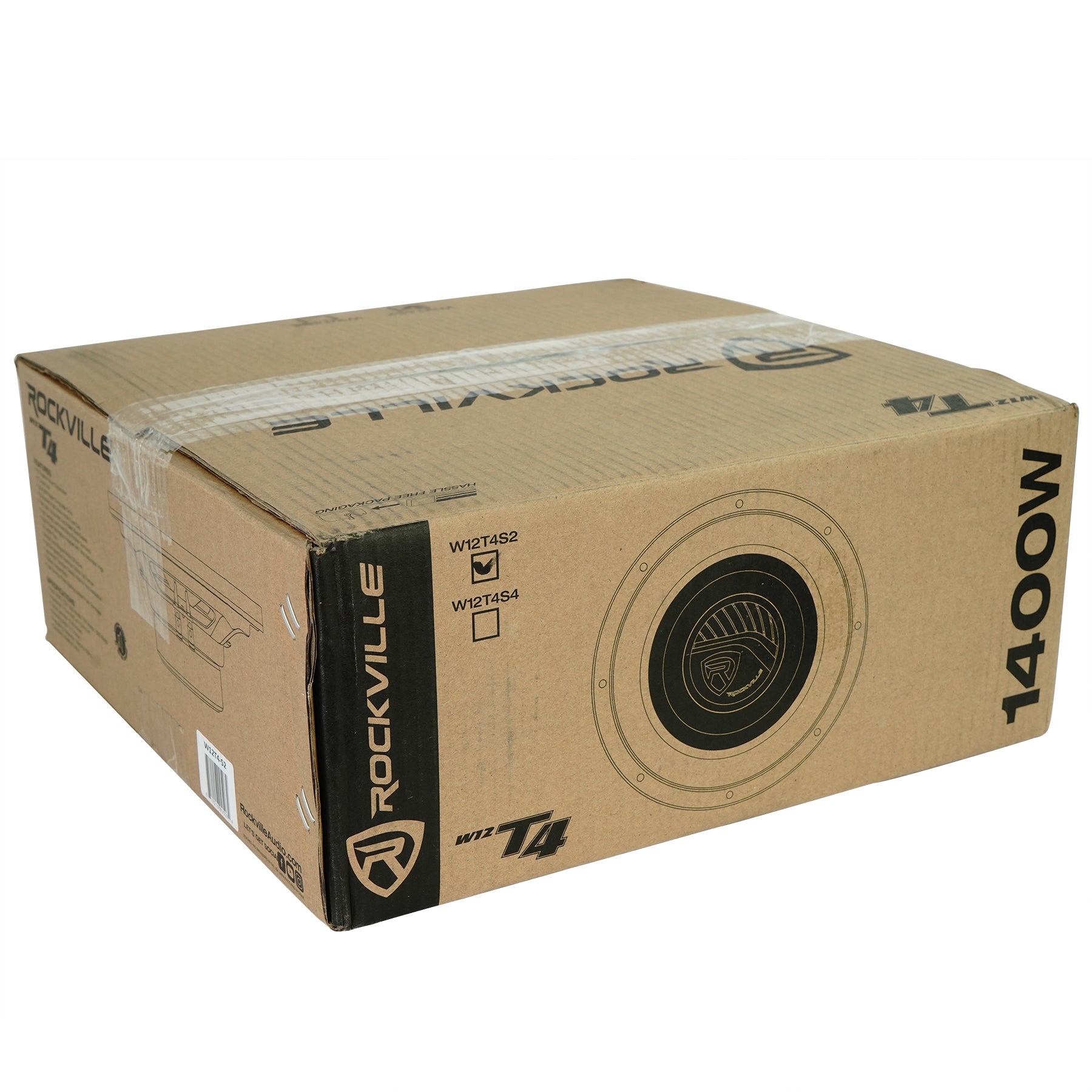 W12T4S2 12" Shallow Subwoofer + REC129 Enclosure Bundle