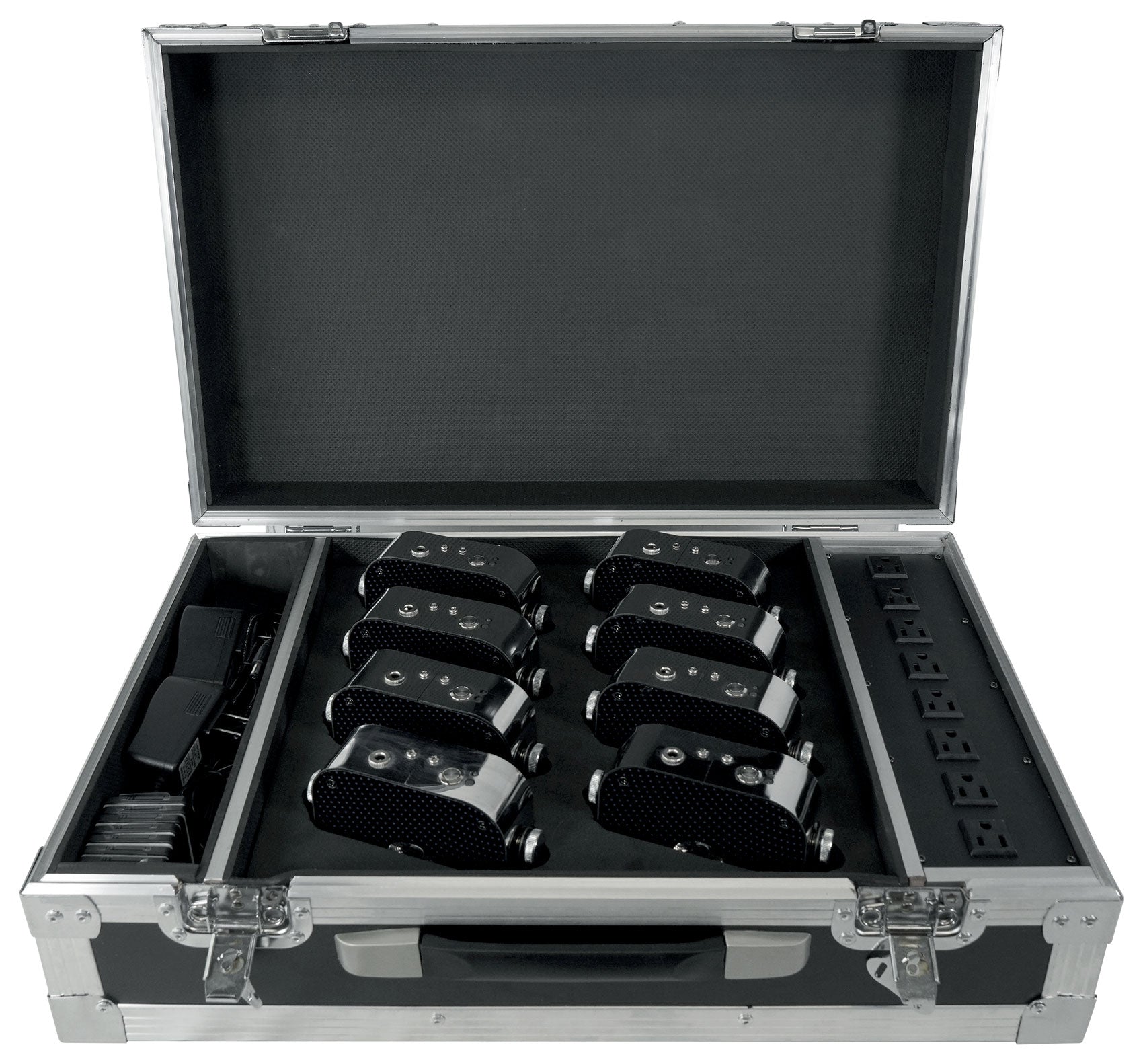 MINI RF1 V2 Charge Package 8-Pack + ROCKFORCE W4 DMX Controller Bundle