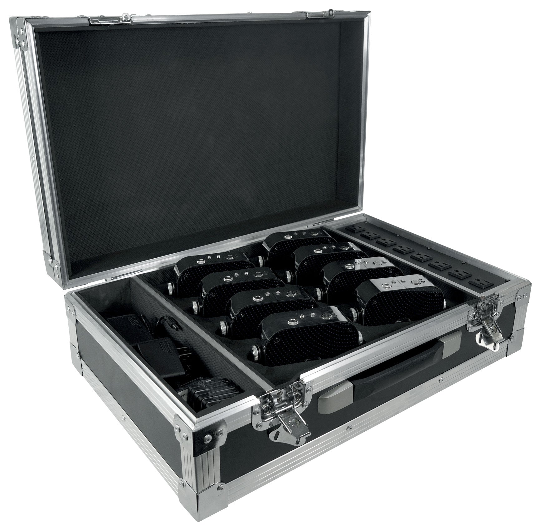 MINI RF1 V2 Charge Package 8-Pack + ROCKFORCE W4 DMX Controller Bundle