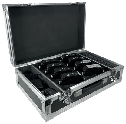 MINI RF1 V2 Charge Package 8-Pack + ROCKFORCE W4 DMX Controller Bundle