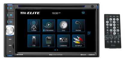 Boss Audio BV765B 6.5" In-Dash Car Monitor DVD Receiver w/Bluetooth/AM/FM+Camera