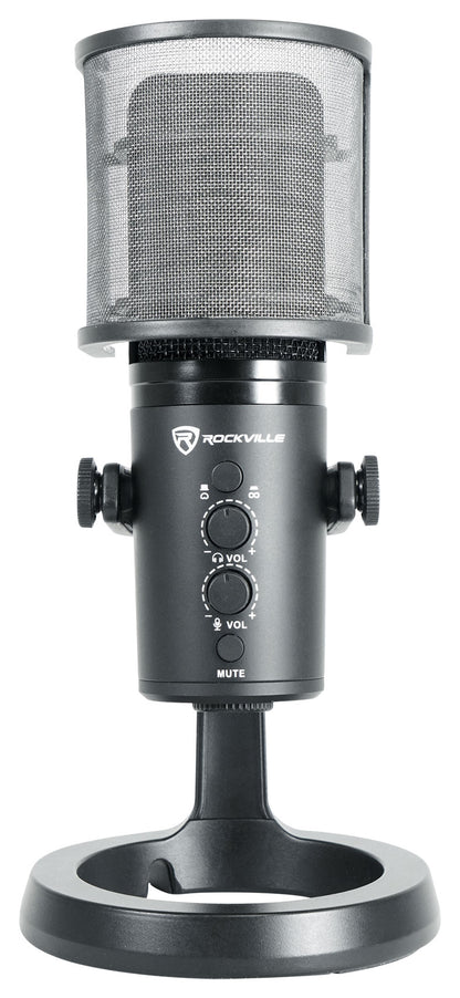 ROCK-STREAM PRO Mic + iSTAND 85 Desktop Boom/Gooseneck Bundle