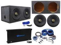 W12 K9 Series 12" Subwoofers 2-Pack + dB16 Amplifier Bundle