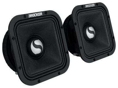 Pair Kicker ST7MR 7" Square Mid-Range Speakers 8-ohm+Portable Bluetooth Speaker
