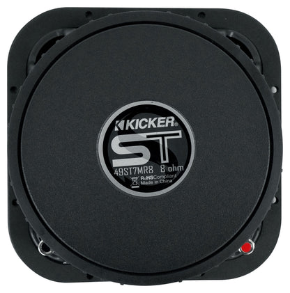 Pair Kicker ST7MR 7" Square Mid-Range Speakers 8-ohm+Portable Bluetooth Speaker