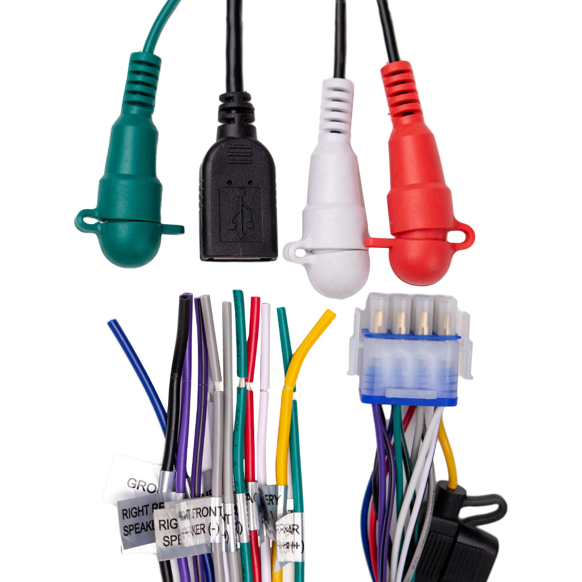 MB QUART GMR1.5S2B Marine Gauge Bluetooth Receiver+(2) Black 6.5" Tower Speakers