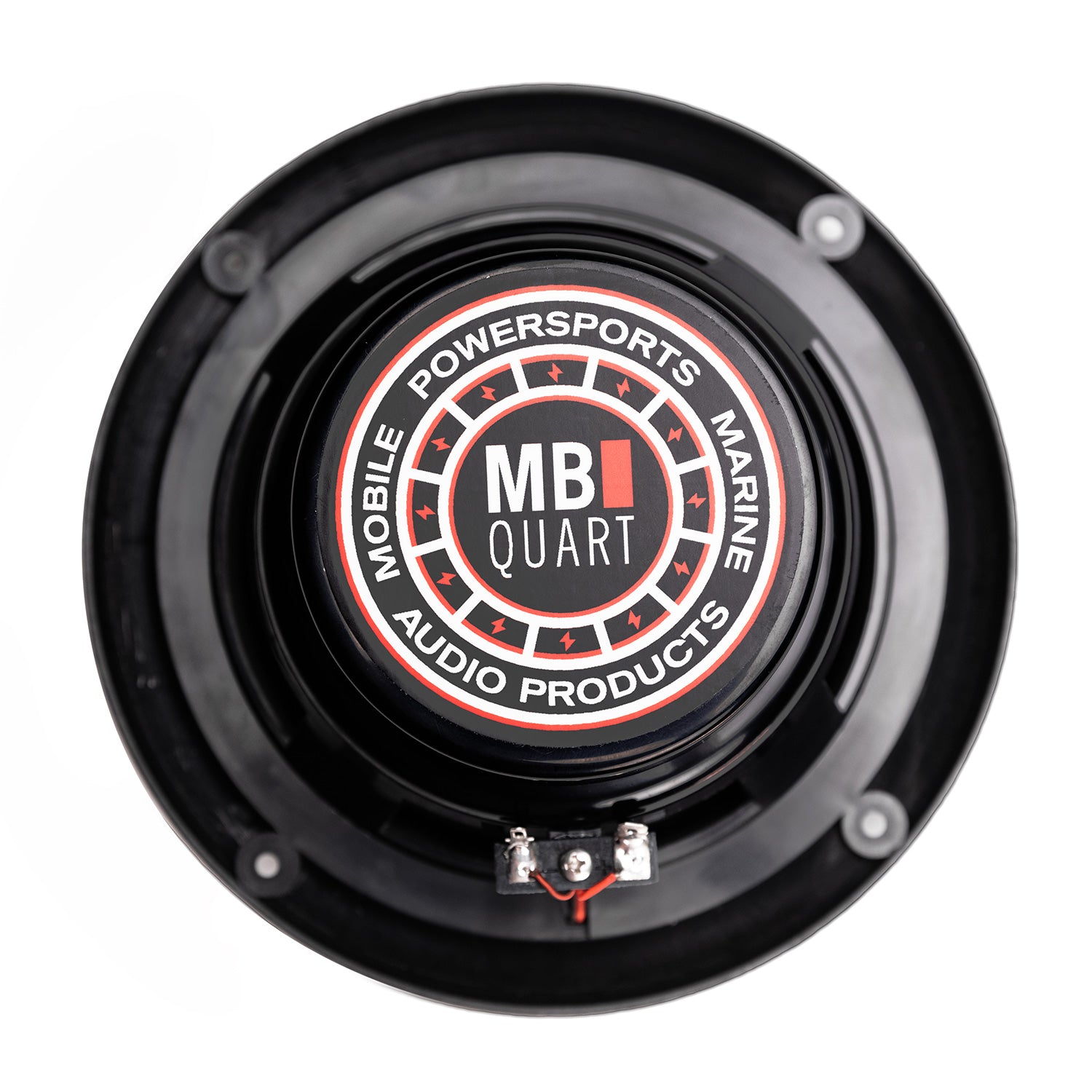 MB QUART GMR1.5S2B Marine Gauge Bluetooth Receiver+(2) Black 6.5" Tower Speakers