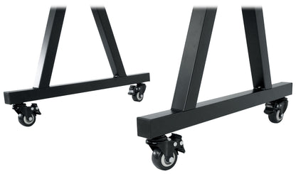 Rockville Z40W Keyboard Stand + KS1 DJ Shelf Bundle