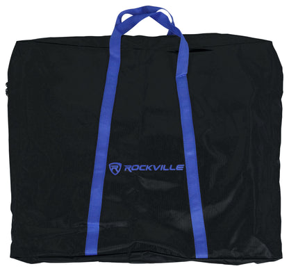 Rockville Z50 Keyboard Stand + KS1 DJ Shelf Bundle