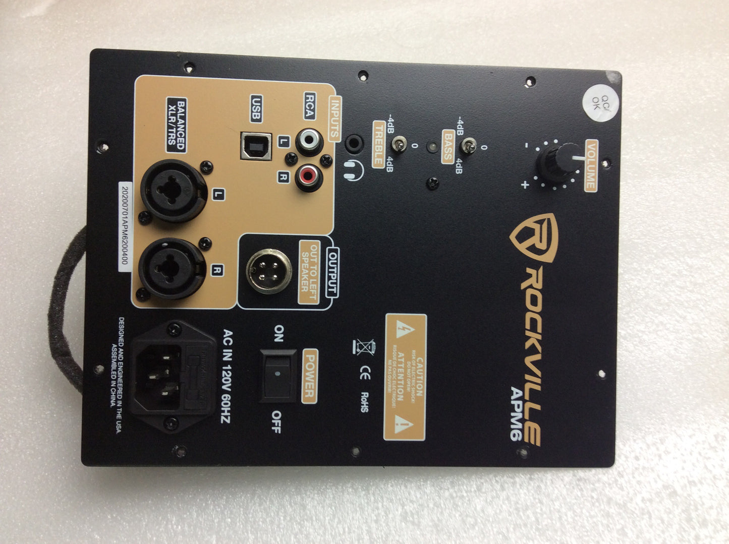 APM6 AMP PLATE