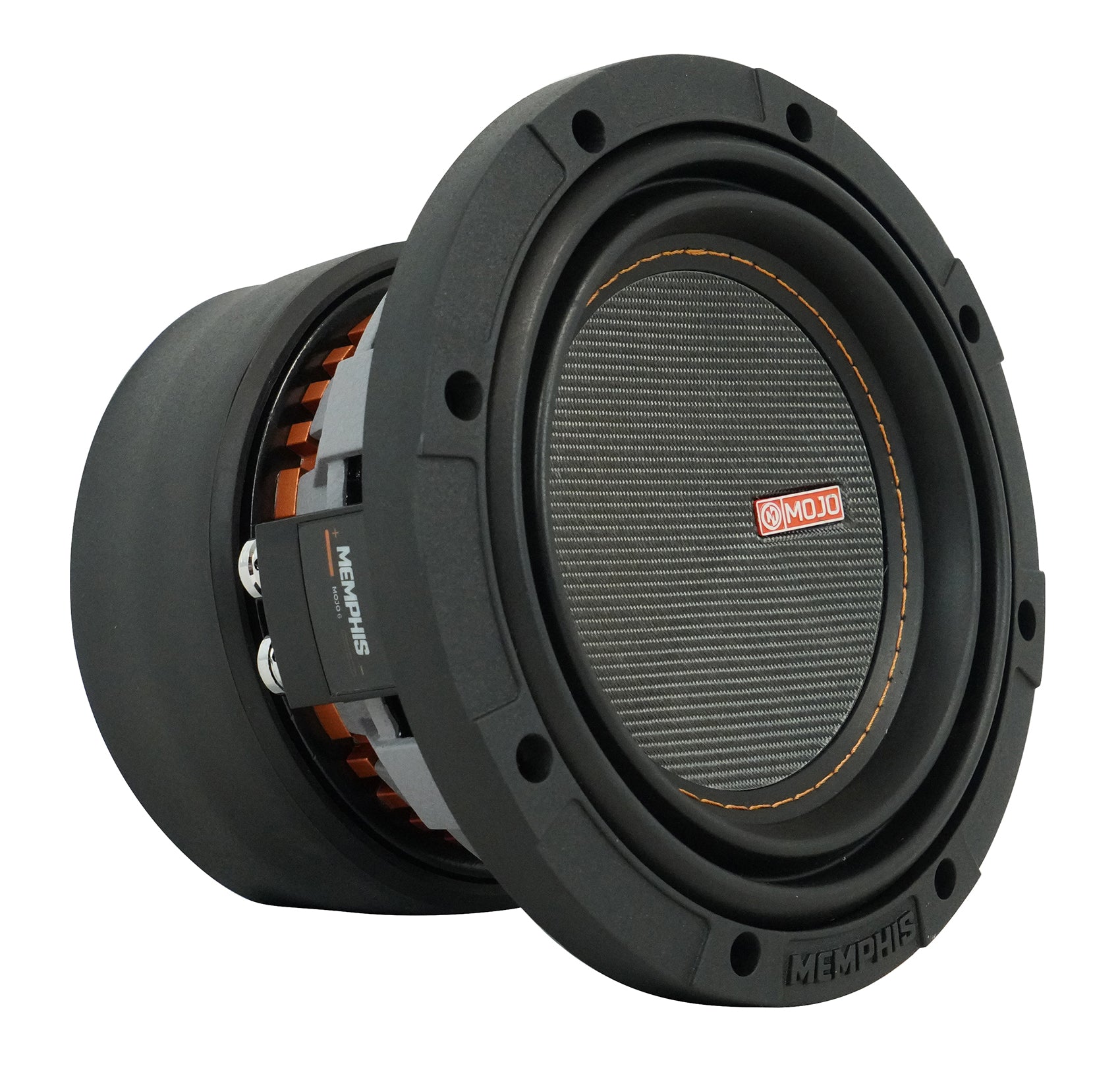 (2) Memphis Audio MOJO MJM612 6.5" 1400w Competition Car Subwoofers+Amp+Wire Kit