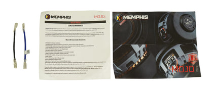(2) Memphis Audio MOJO MJM612 6.5" 1400w Competition Car Subwoofers+Amp+Wire Kit