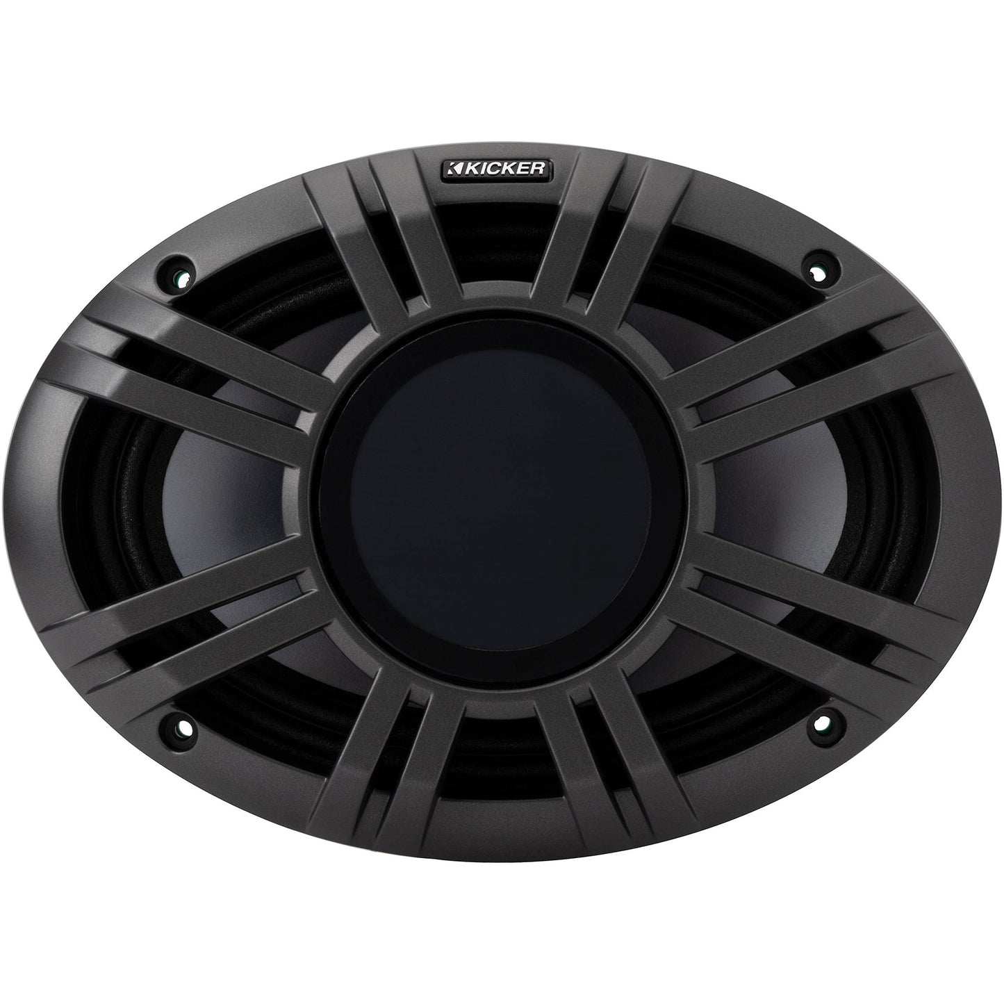 4) KICKER 48KMXL694 300w 6x9" Marine Speakers w/LED+5-Ch. Amplifier+Wires KMXL69