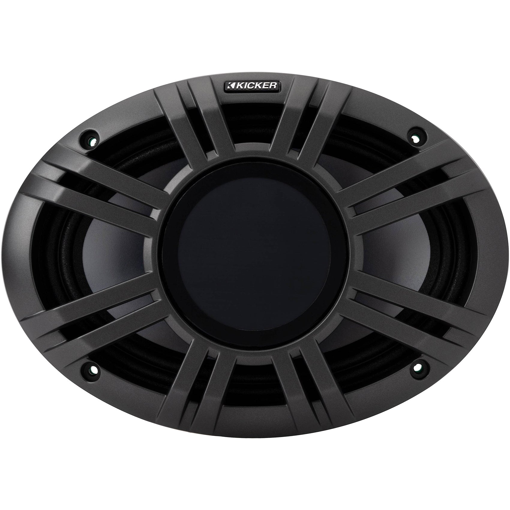 4) KICKER 48KMXL694 300w 6x9" Marine Speakers w/LED+5-Ch. Amplifier+Wires KMXL69