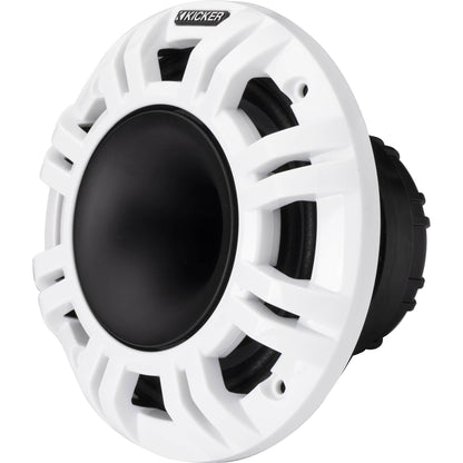 2) KICKER 48KMXL654 300w 6.5" Marine Black Wakeboard Tower Speakers w/LED KMXL65