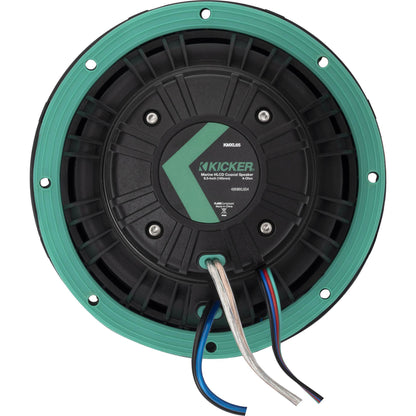 (2) KICKER 48KMXL654 300w 6.5" Marine Boat Speakers+2-Channel Amplifier+Amp Kit